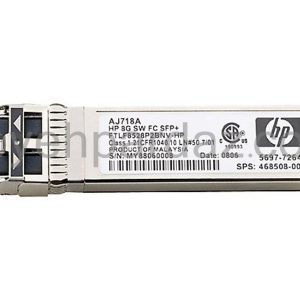 HPE H-series 8Gb Short Wave Fibre Channel SFP+ 1 Pack Transceiver —— AJ718A