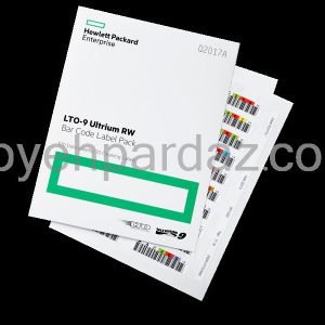 HPE LTO-9 Ultrium RW Bar Code Label Pack Q2017A