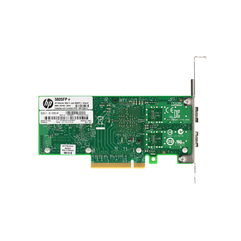 کارت شبکه HPE Ethernet 10Gb 2-port 560SFP+ Adapter