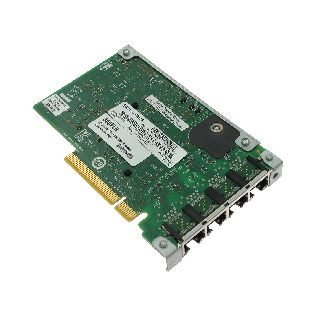 کارت شبکه HPE Ethernet 1Gb 4-port 366FLR Adapter