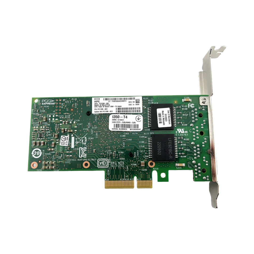 Intel I350-T4 Ethernet 1Gb 4-port BASE-T Adapter for HPE