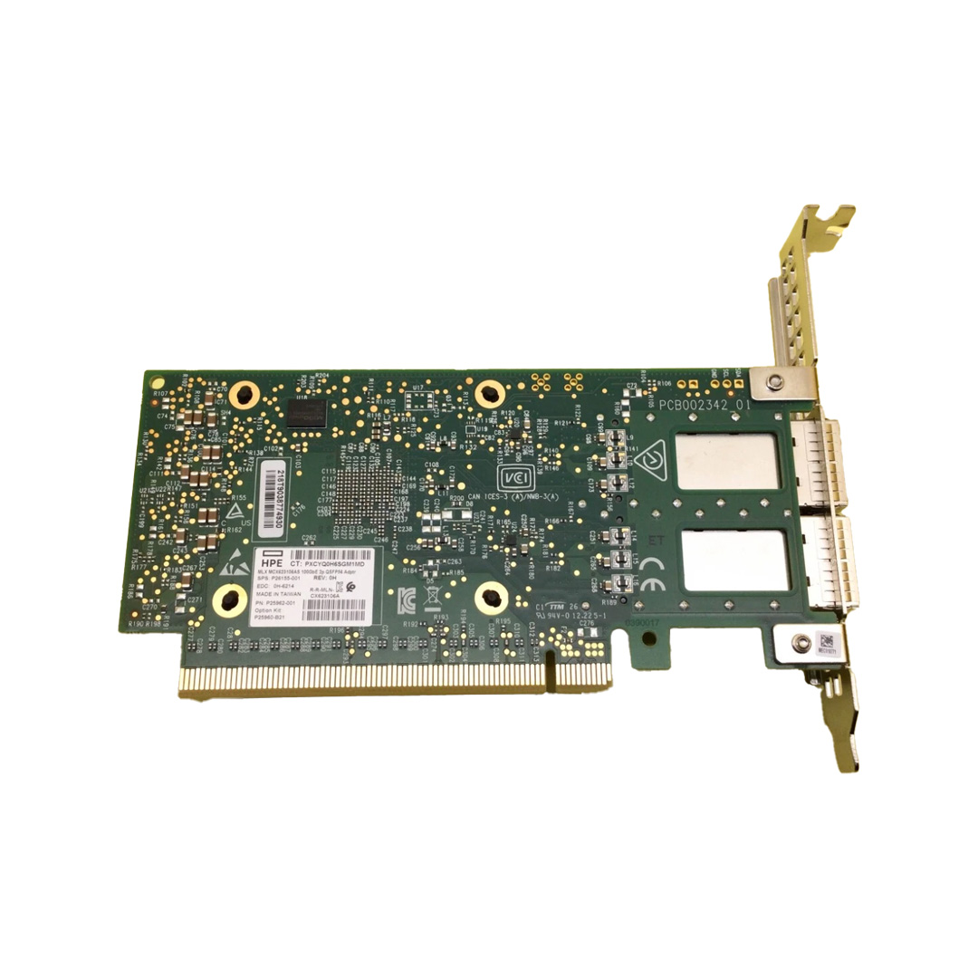 Mellanox MCX623106AS-CDAT Ethernet 100Gb 2-port QSFP56 Adapter for HPE