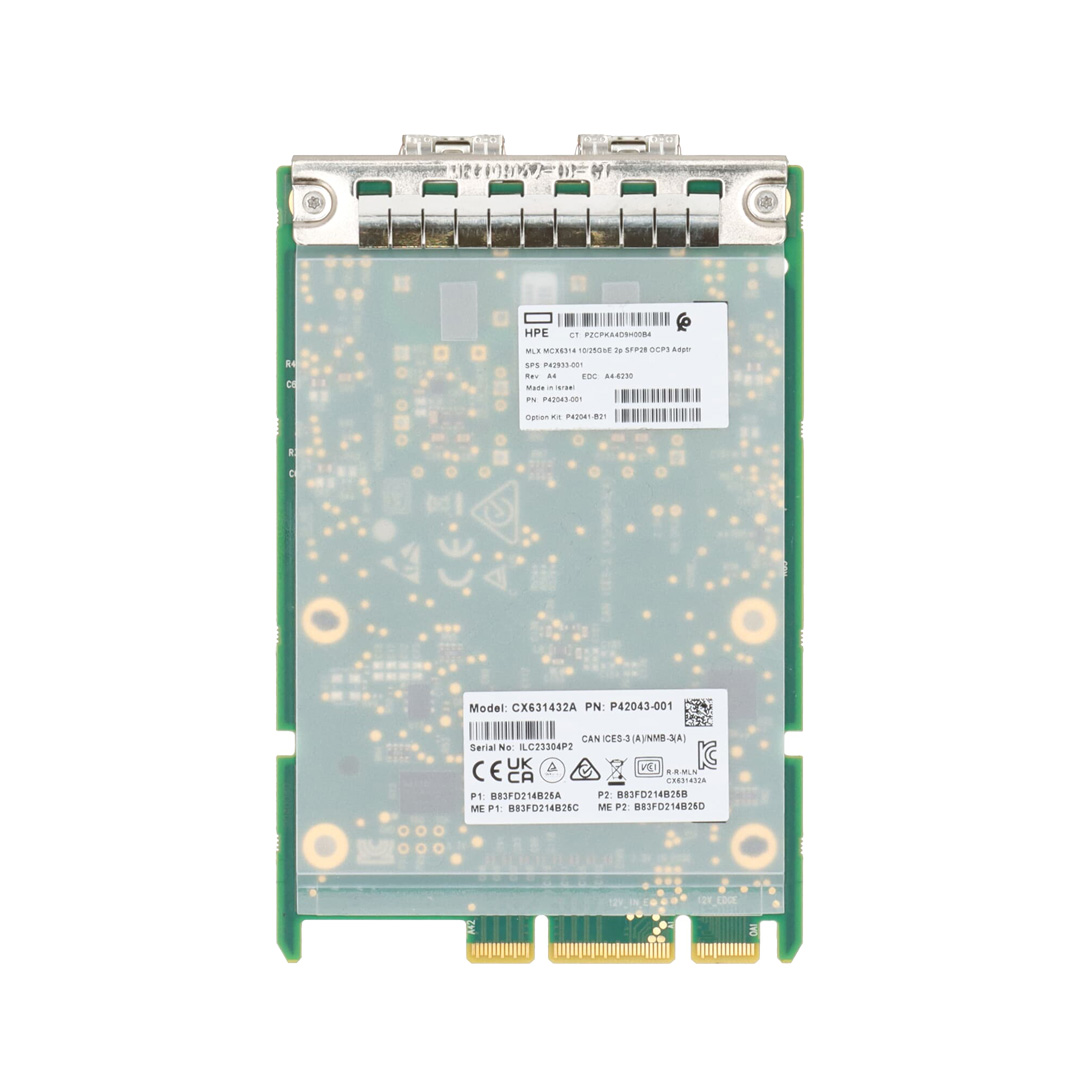 Mellanox MCX631432AS-ADAI Ethernet 10/25Gb 2-port SFP28 OCP3 Adapter for HPE